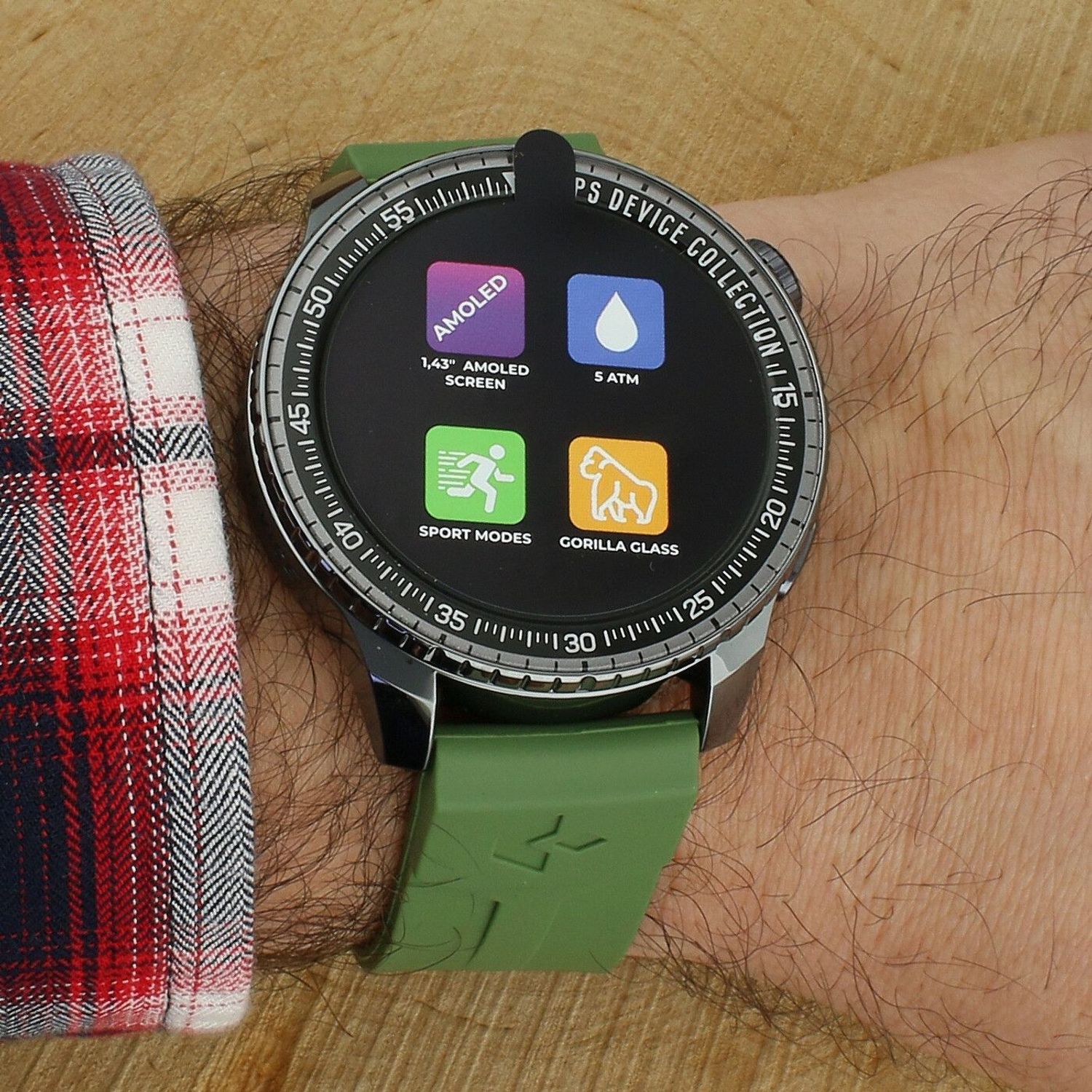 Smartwatch Garett Compass GPS czarny – Bluetooth, 5 ATM, rozmowy.jpg